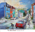 St.John's Flavor, Oil on Canvas